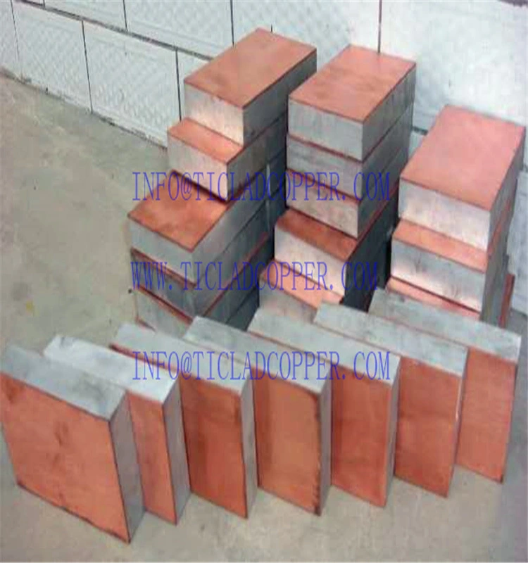 Explosion Bonding/ Metallurgical Bond Ti Copper Clad Plate