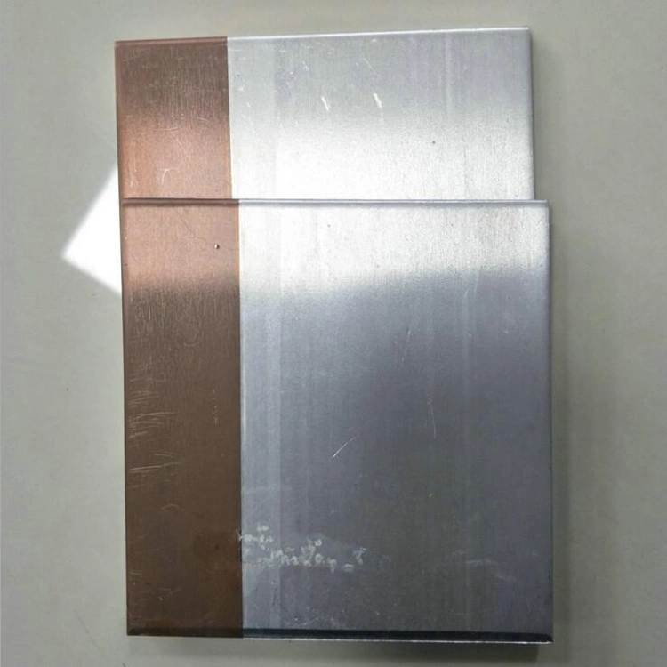 Aluminum Titanium Copper 316 Stainless Steel Clad Plate